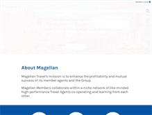 Tablet Screenshot of magellantravel.com.au